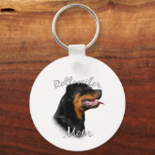 Rottweiler mam 2 sleutelhanger (Voorkant)