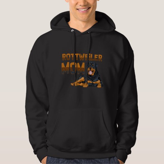 Rottweiler Mam Hoodie (Voorkant)
