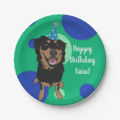  rottweiler Mix Birthday  Papieren Bordje (Voorkant)