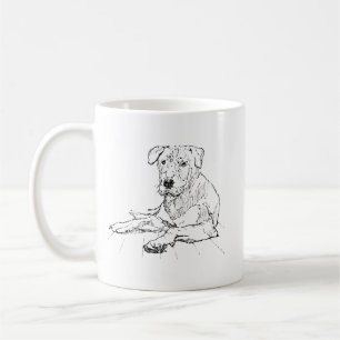 Rottweiler Mok - Minimalistische koffiemok