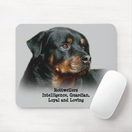 Rottweiler Mousepad Muismat (Met muis)