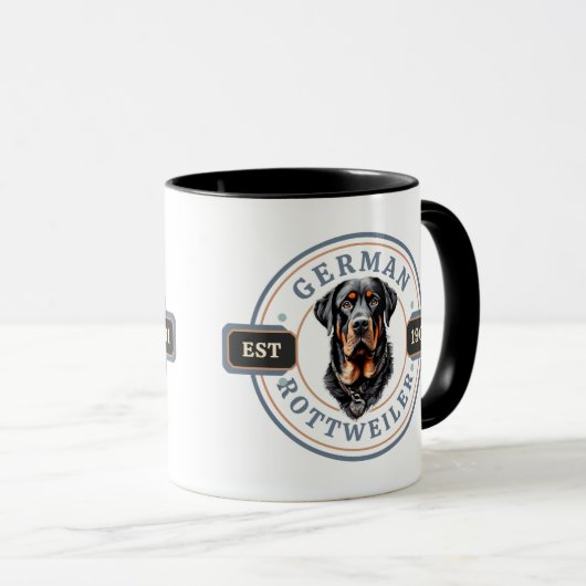 Rottweiler Mug (Devant droit)