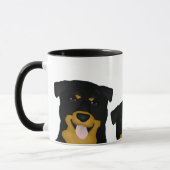Rottweiler Mug (Gauche)