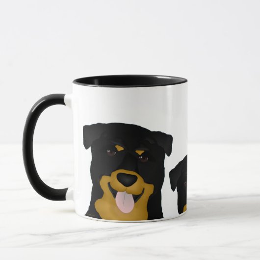 Rottweiler Mug (Gauche)