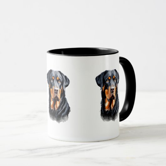 Rottweiler Mug (Devant droit)