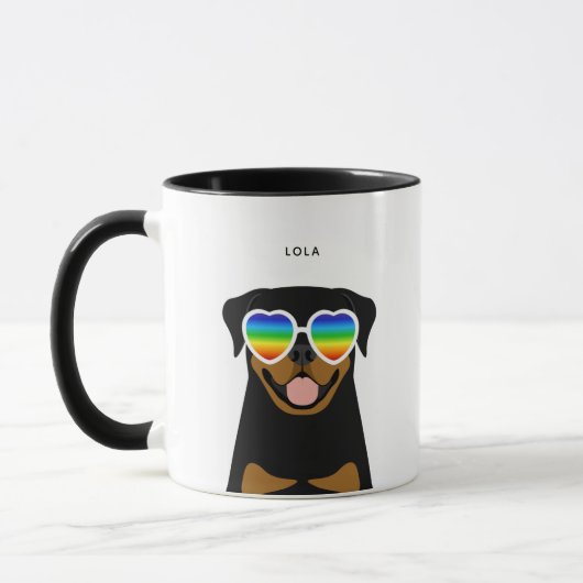 Rottweiler Mugs (Gauche)
