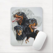 Rottweiler Muismat (Met muis)