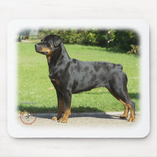 Rottweiler Muismat (Voorkant)