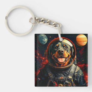 Rottweiler Ontdekt Sleutelhanger