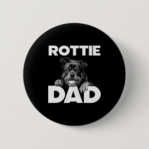Rottweiler ontwerp voor mannen vader rottie rottwe ronde button 5,7 cm