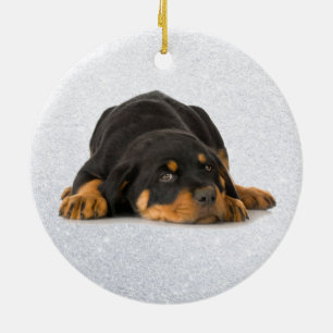 Rottweiler-Ornament Keramisch Ornament