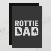 Rottweiler Pa Funny Vaderdag Rottie Hondencadeau Kaart (Voorkant / Achterkant)