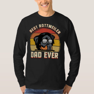 Rottweiler Papa Honden Papa Vader Pet T-shirt