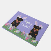  rottweiler Pasen Deurmat (Schuin)