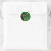 Rottweiler Peace Ronde Sticker (Tas)