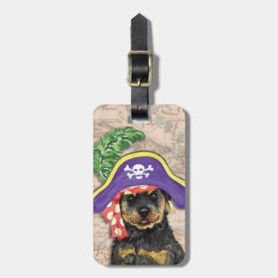 Rottweiler Pirate Bagagelabel