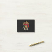 Rottweiler Pirate Dog Halloween Jolly Roger Gift . Post-it® Notes (Op bureau)
