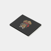 Rottweiler Pirate Dog Halloween Jolly Roger Gift . Post-it® Notes (Schuin)