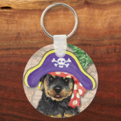 Rottweiler Pirate Sleutelhanger (Voorkant)