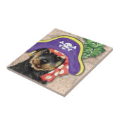 Rottweiler Pirate Tegeltje (Zijkant)