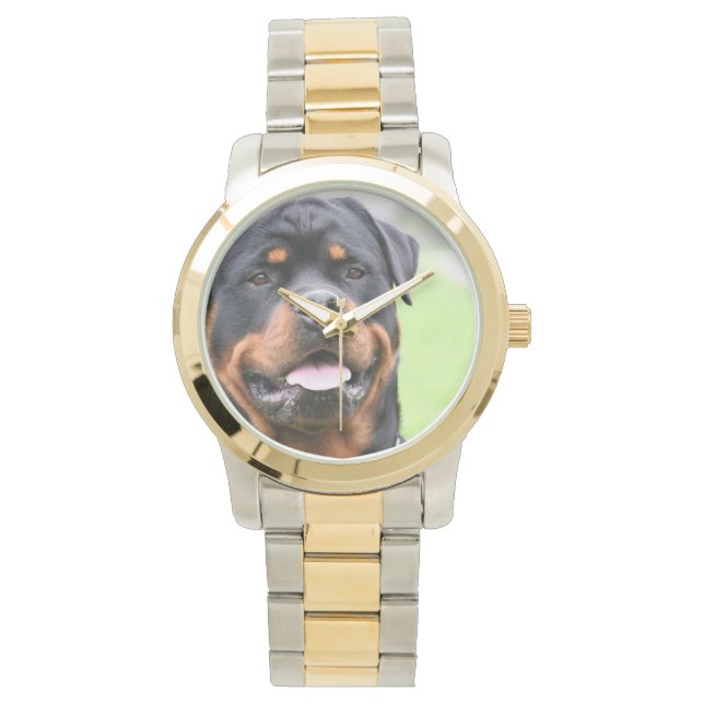 Rottweiler.png Horloge (Voorkant)