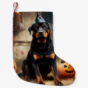 Rottweiler Pompoenen Halloween Griezelen Kleine Kerstsok