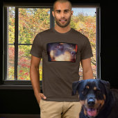 Rottweiler Portret 1 groef sjabloon T-Shirt