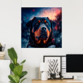 Rottweiler Poster (Thuiskantoor)