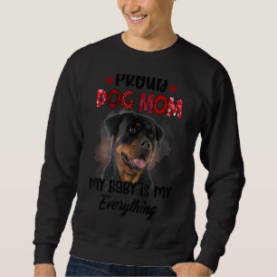 Rottweiler Proud Dog mama altijd mijn Baby is Trui