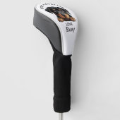 Rottweiler Pup Customize Golfheadcover (Schuin)