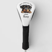 Rottweiler Pup Customize Golfheadcover (Voorkant)