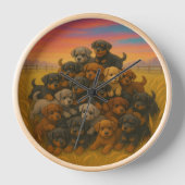 Rottweiler Puppies Running Free – Joyful (Voorkant)