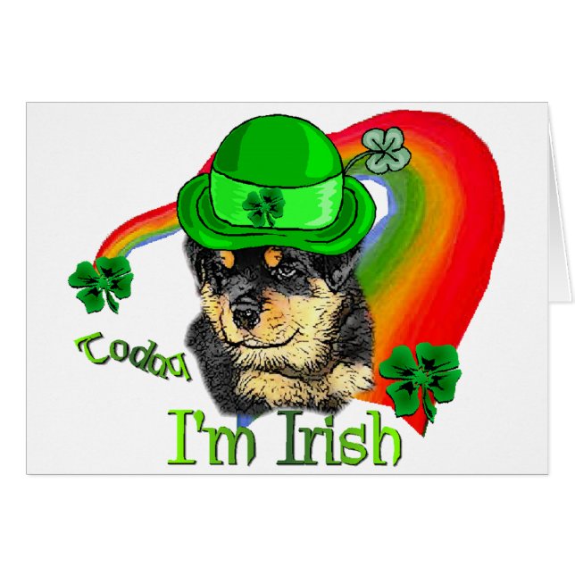 Rottweiler Puppy St Pattys (Devant horizontal)