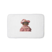 Rottweiler Puppy Verkleed als een roze heks - Scha Badmat (Voorkant)