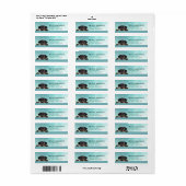 Rottweiler retouradreslabels etiket (Full Sheet)