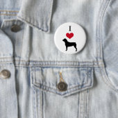 Rottweiler Ronde Button 5,7 Cm (In situ)
