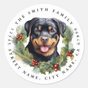 Rottweiler Ronde Stickers