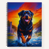 Rottweiler Rottie Dog Notitieboek (Voorkant)