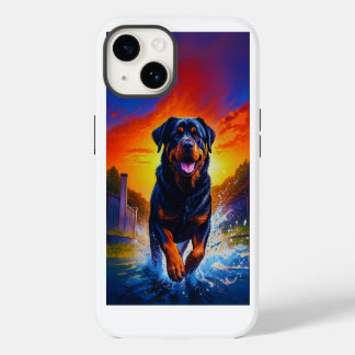 Rottweiler Rottie Hond iPhone 14 Hoesje
