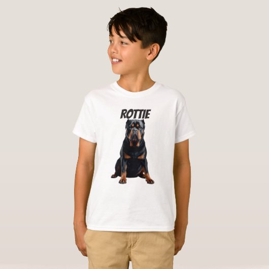 Rottweiler Rottie T-shirt (Voorkant volledig)