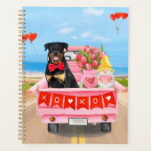 Rottweiler Saint-Valentin Camion Cœurs (Devant)