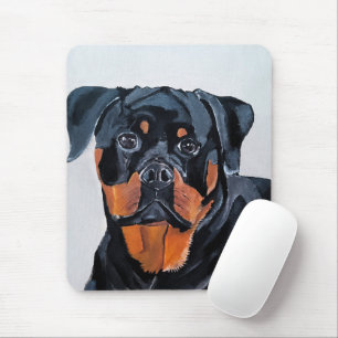 Rottweiler-schilderij van Alfred Fox Muismat