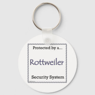 Rottweiler Security System Sleutelhanger