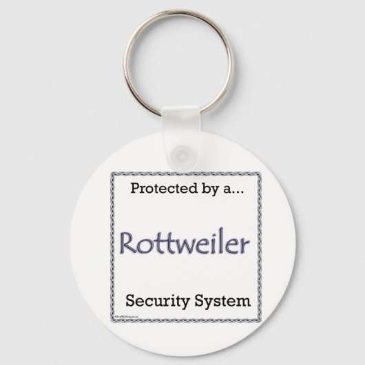 Rottweiler Security System Sleutelhanger (Voorkant)