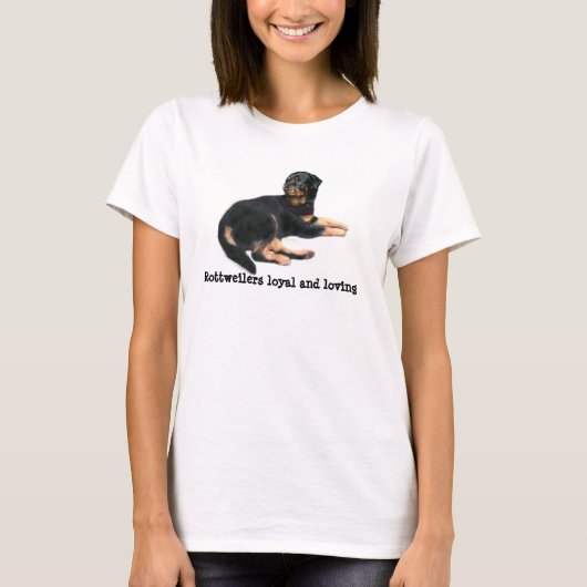 Rottweiler-Shirt T-shirt (Voorkant)