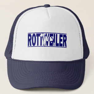 Rottweiler Silhouette Trucker Pet