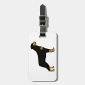 Rottweiler silo bagagelabel (Voorkant verticaal)