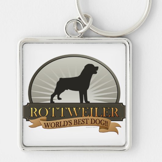 Rottweiler Sleutelhanger (Voorkant)