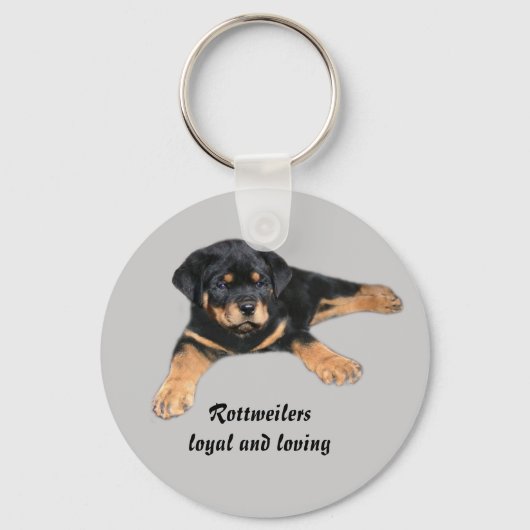 Rottweiler-Sleutelhanger Sleutelhanger (Voorkant)