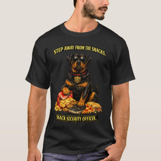 Rottweiler Snack BeveiligingsOfficier | Grappige H T-shirt